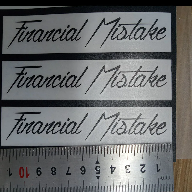 2017 Hot Sale Car Stying Sticker Decal Tuning Drift Bumper Financial White Bike Personality Fashion Vinyl Jdm | Автомобили и