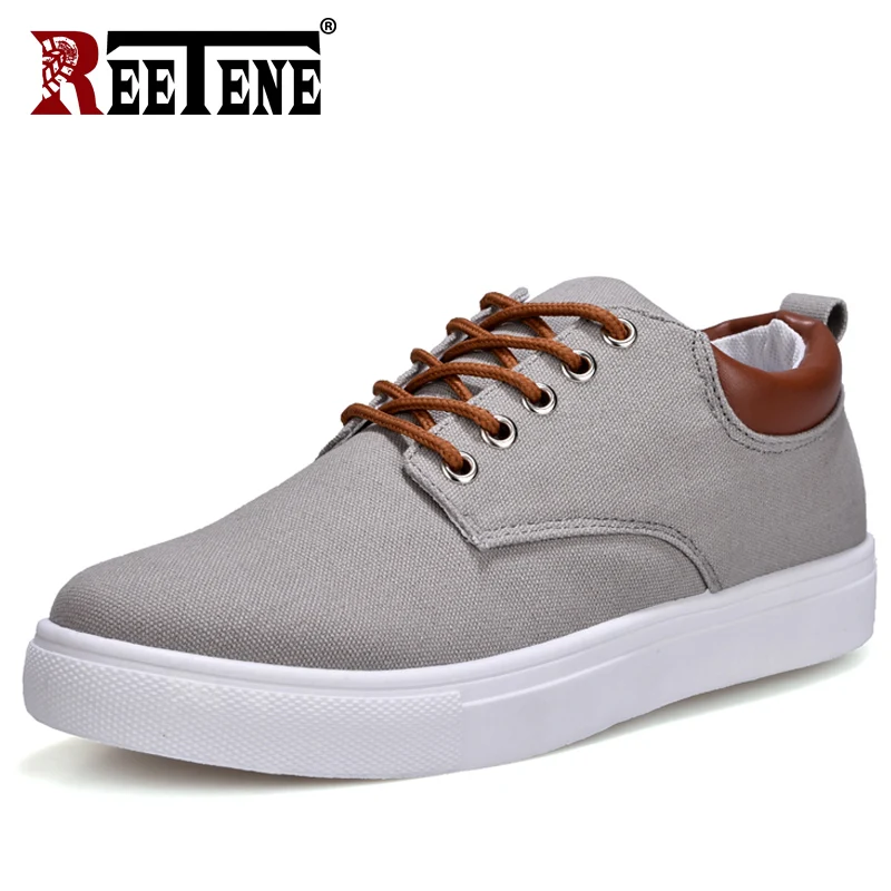 REETENE Autumn Casual Shoes Men Fashion Canvas 2020 Comfotable Men'S Zapatos De Invierno | Обувь