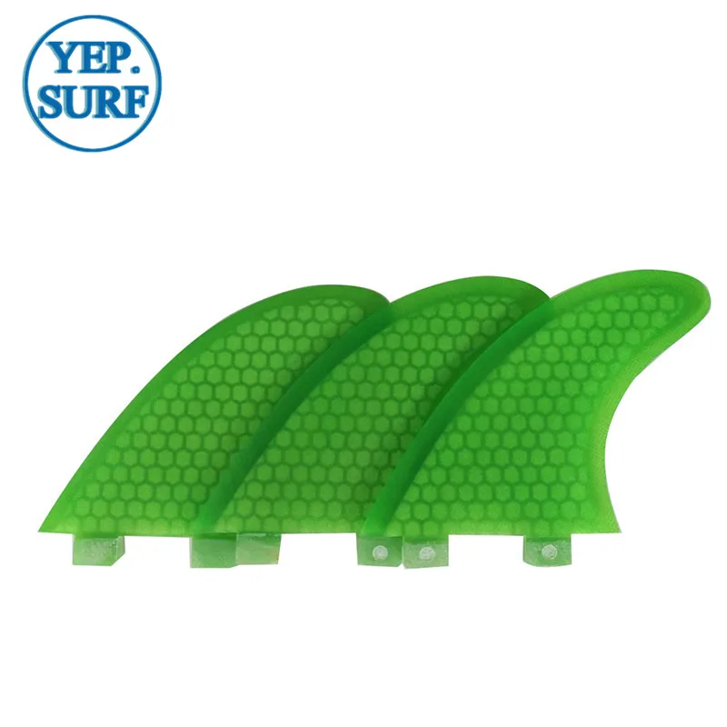 

Surfboard Fibreglass Fin FCS G5 Fin Honeycomb Surf Fin G5 Quilhas Surf FCS Fin orange 5 colors