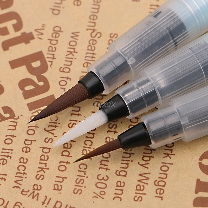 1 шт. стильная превосходная пилотная кисть для краски Pentel водяная емкость воды