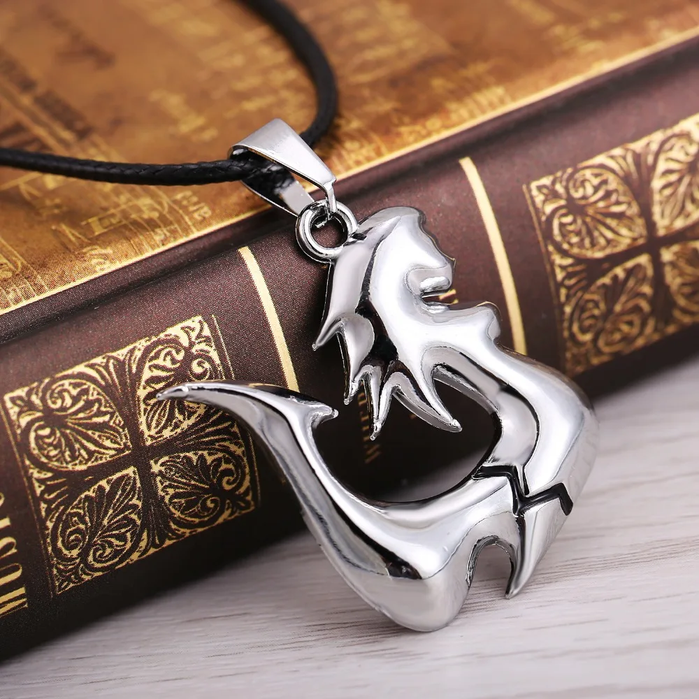 Женское Ожерелье из металлического сплава с подвеской в виде сказочного хвоста