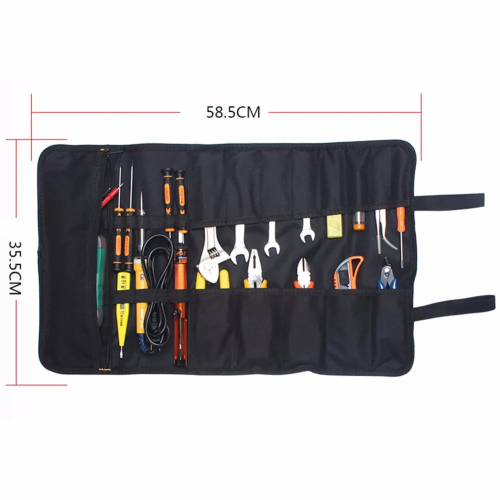 Multfunction Tool Bag Practical Carrying Handles Oxford Canvas Instrument Rolling Case | Инструменты
