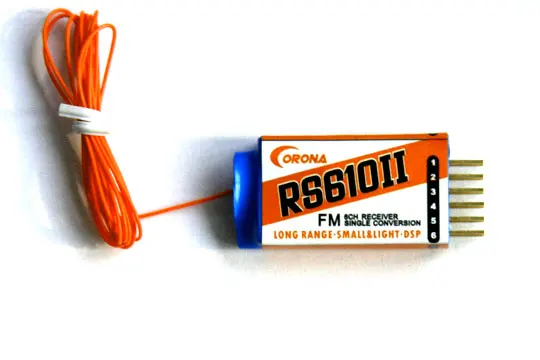 Corona радиоуправляемая модель RS610II 6ch FM 72 МГц R/C хобби микроприемник | Игрушки и