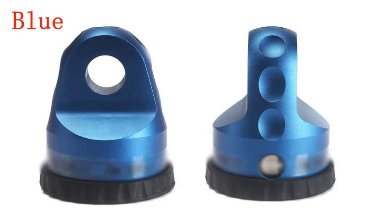 Алюминиевая наперстенная Скоба лебедки fairlead соединитель Скоба крепление лебедки крюк соединитель для синтетической веревки лебедка быстро удаляется - Название цвета: BLUE-1PCS
