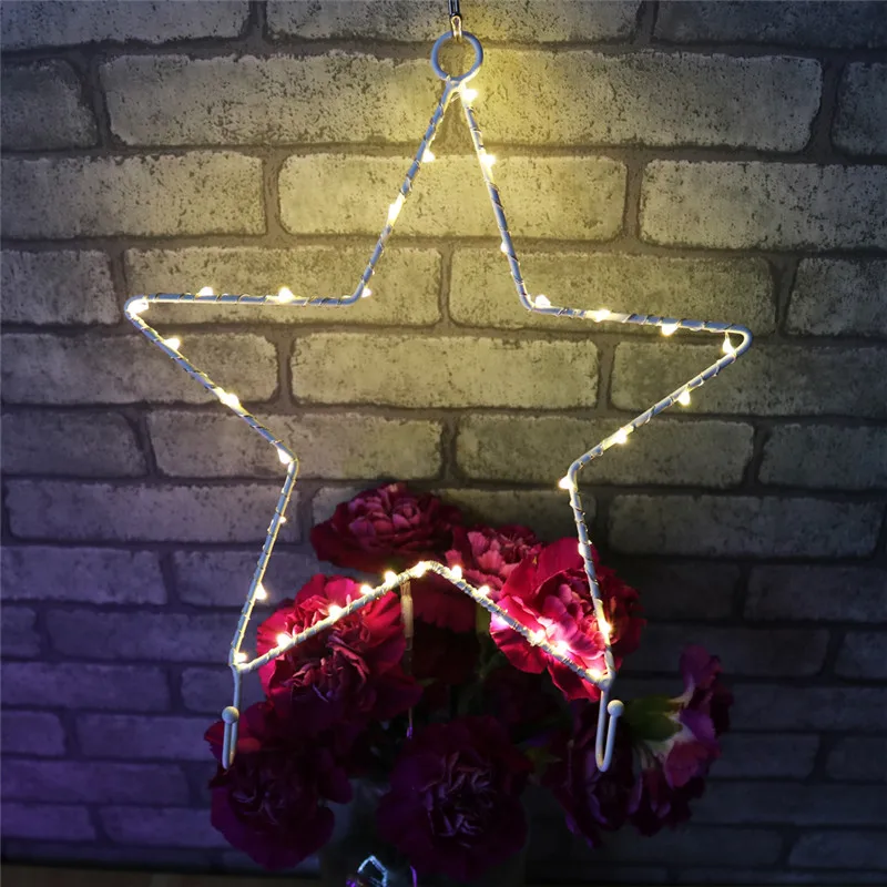 DELICORE New Vintage Iron Star Night Light On Wall Simple Fashion Lamps Lights Indoor Decoration For Party S023 | Лампы и освещение