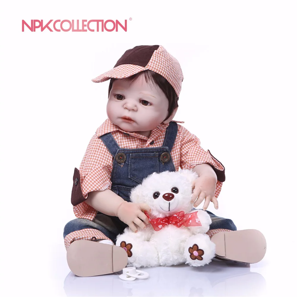 Кукла npkколлекция новый дизайн для отдыха силиконовая Реалистичная Bebes Reborn Prince