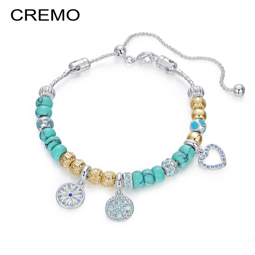 Кремо сердце талисманы браслет для женщин ручной работы оригинальные ювелирные