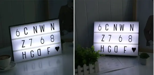 DIY светодиодный светильник коробка ночной Светильник современная настольная