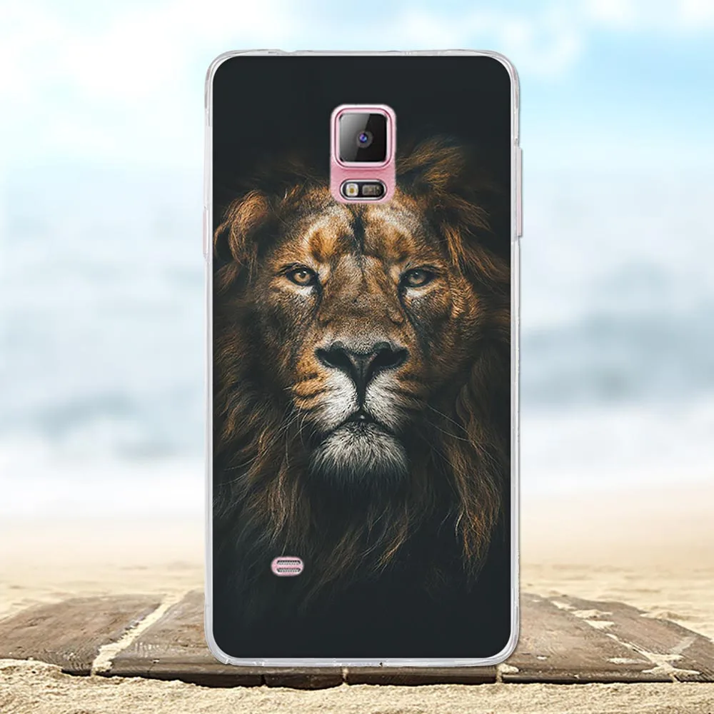 For Samsung Galaxy Note 4 Case Soft TPU N910F N910C Cover Animal Patterned Bumper | Мобильные телефоны и аксессуары