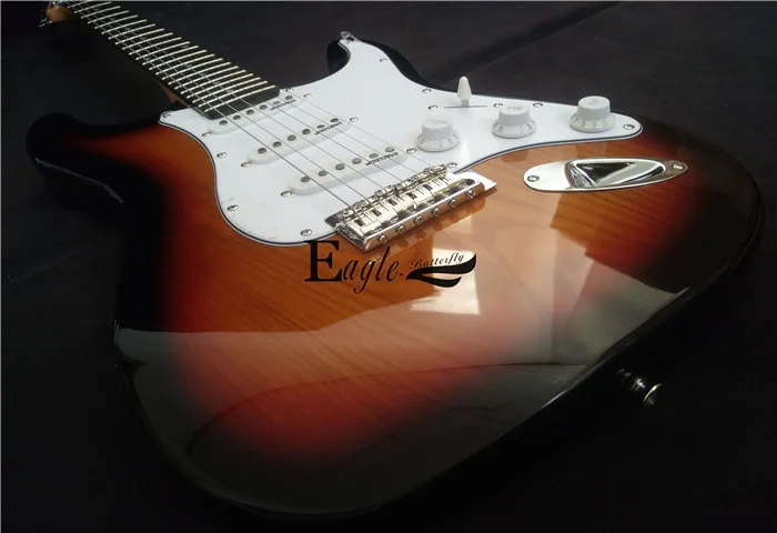Орел. Бабочка Электрогитара Бас гитара Custom Shop ST из ясеня