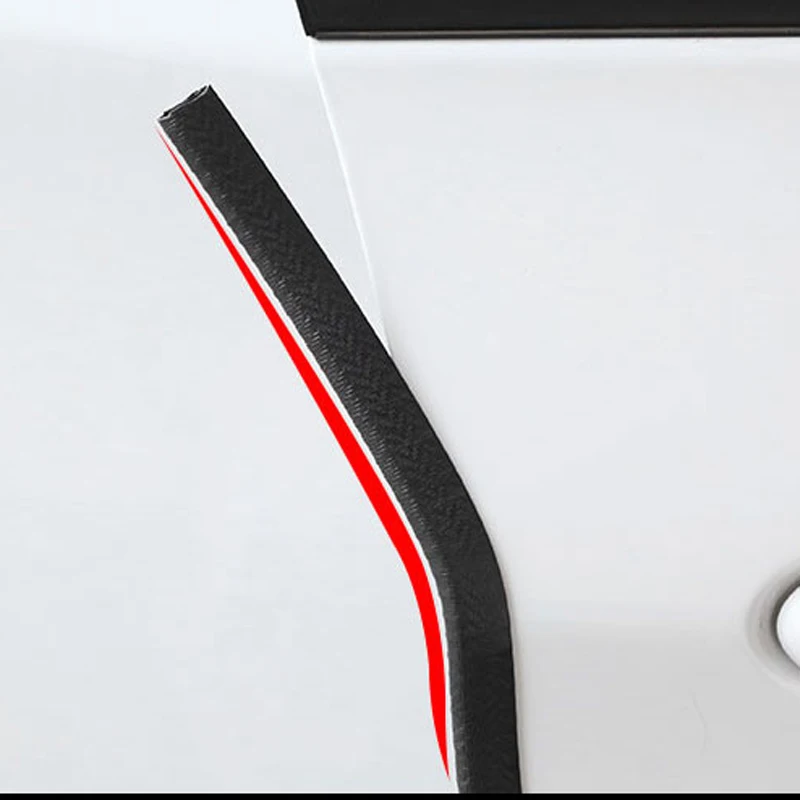 

New Open The Door Car Anti Collision 5M Auto Door Collision Avoidance Stick Rubber Strip Decoration Stickers Car Accessories