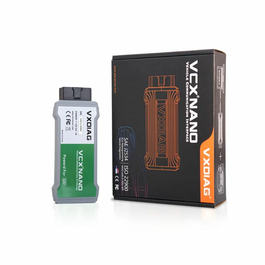 Новый VXDIAG VCX NANO для JLR программного обеспечения SDD V145 офлайн Инженерная версия с
