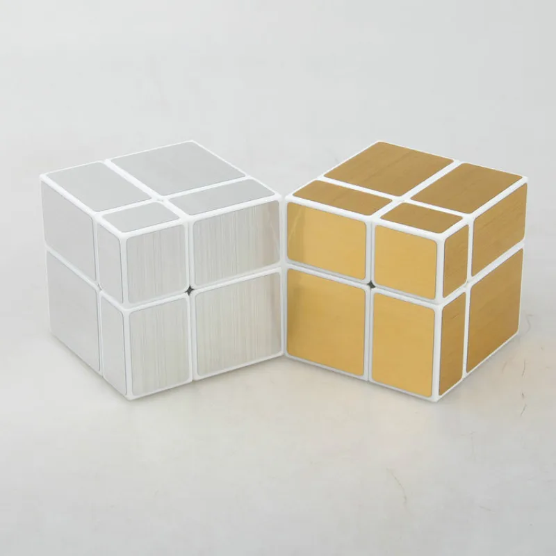 SHENGSHOU 2x2x2 зеркальные блоки магический куб Развивающие для детей Обучающие кубики