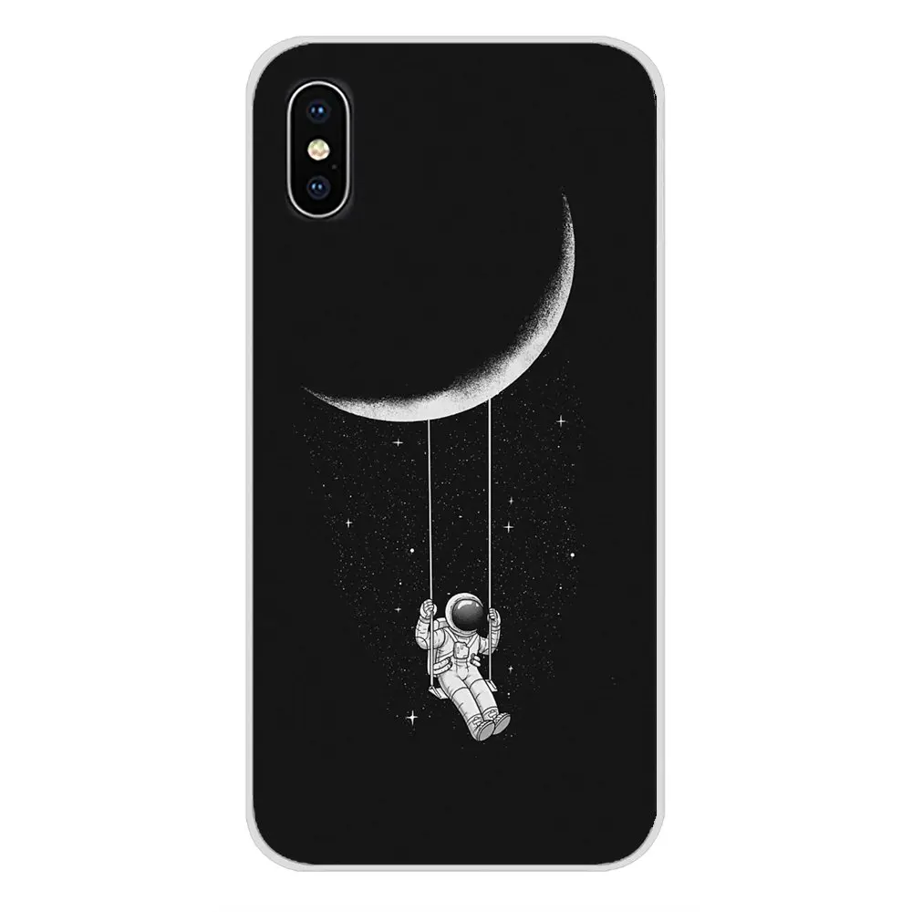 Space Love Moon Astronaut Mobile Phone Shell Cover For Xiaomi Redmi Note 6A MI8 Pro S2 A2 Lite Se MIx 1 Max 2 3 Oneplus 6T | Мобильные