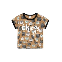 2019 summer children short sleeve t shirts boys girls cotton tops tees jchao kids brand clothing fashion print for 2 7y child