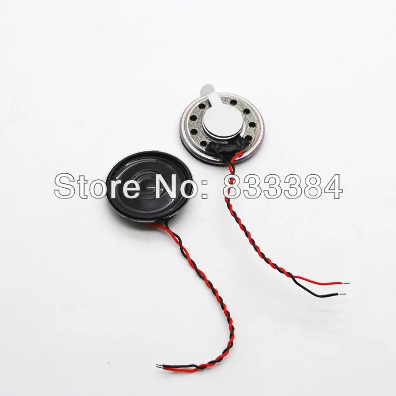 

2pcs 1W 8 Ohm 8R Magentic Type Round Metal Shell Speaker Horn D23xH6mm for DVD