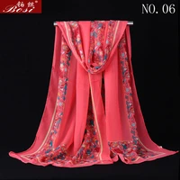 chiffon scarf print women hijab luxury stoles scarves wraps fashion wrap shawls floral shawls cape female muslim wrap wholesale