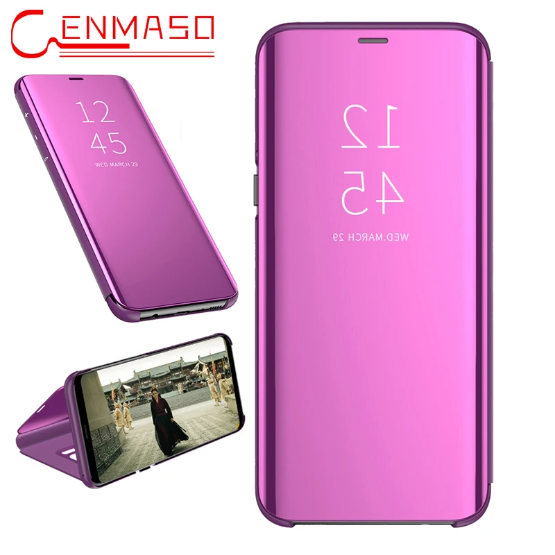 Для samsung Galaxy Note 9 чехол для samsung Note 8 5 S8 S9 плюс S7 S6 край J4 J6 J8 A5 A6 A8 плюс A9 звезда зеркальный флип-чехол s