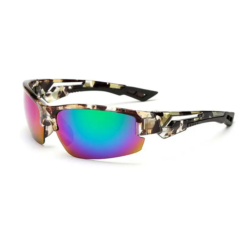 

2019 Fashion Camo Sunglasses Men Women Sport Driving Sun glasses Brand Designer Camouflage Frame De Sol military
