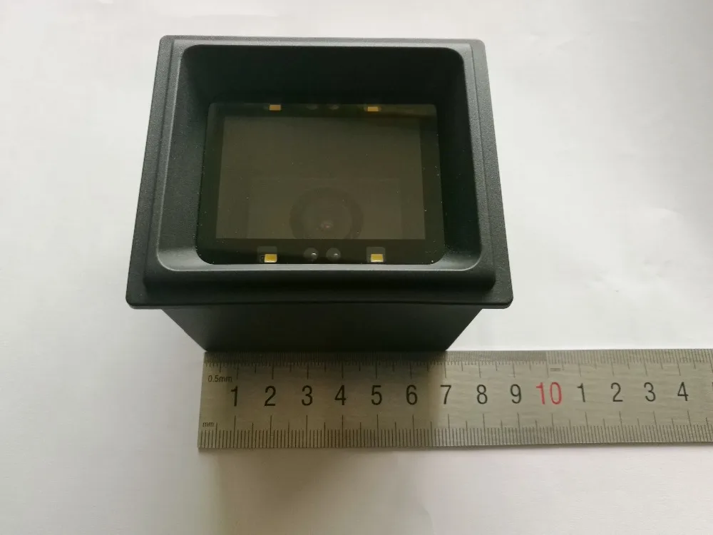 IR 2D Фиксированный модуль сканера штрих-кода из металла, встроенный в киоск для бумаги/мобильного телефона, USB/RS232, с экранным считывателем.