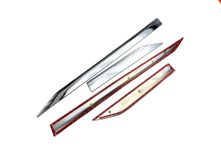 Для Toyota RAV4 2019 2020 ABS Chrome Боковая дверь линии Garnish средства ухода за кожей отделка