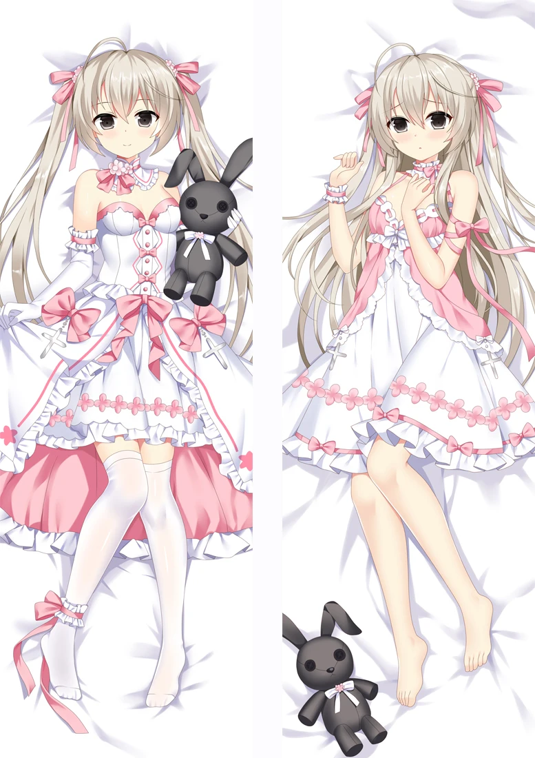 2019 февраль аниме Yosuga no Sora Kasugano сексуальная девушка дакимакура Декоративная