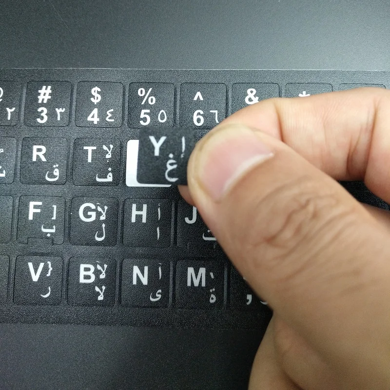 100 шт./лот наклейки на арабскую клавиатуру для Macbook ноутбуков планшетов ПК