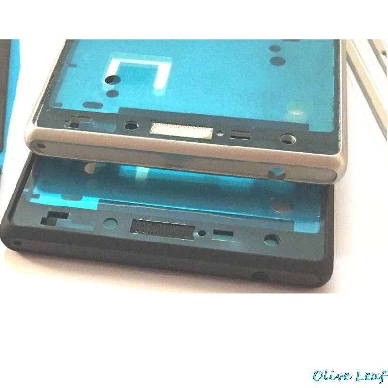 Передняя Лицевая панель для sony Xperia M2 D2303 D2305 передняя корпуса рамка ЖК панели
