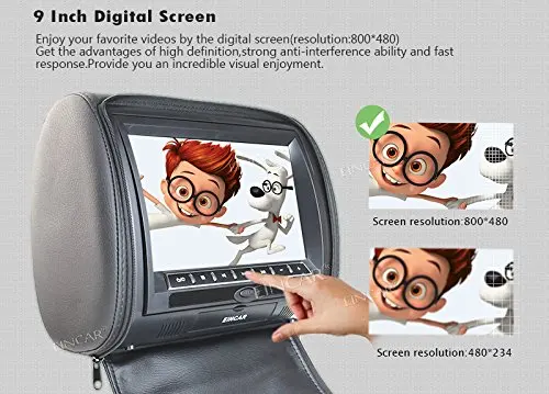 Пара 9 &quotавтомобиль на подголовник cd dvd плеер с TFT цифровой экран LCD автомобильный