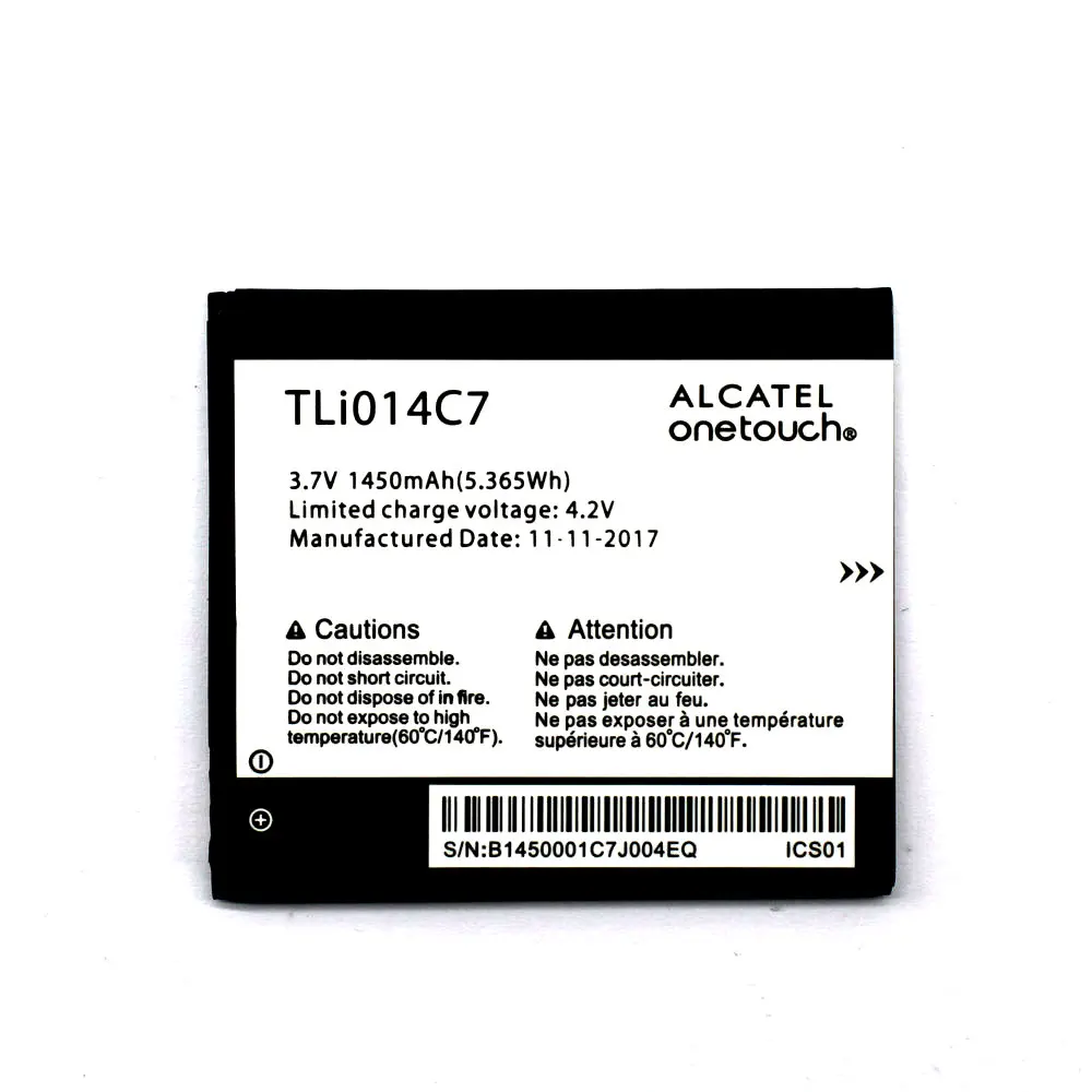 Новый аккумулятор TLi014C7 1450 мАч для Alcatel OneTouch Pixi First 4024D 4 0 дюйма мобильный телефон +
