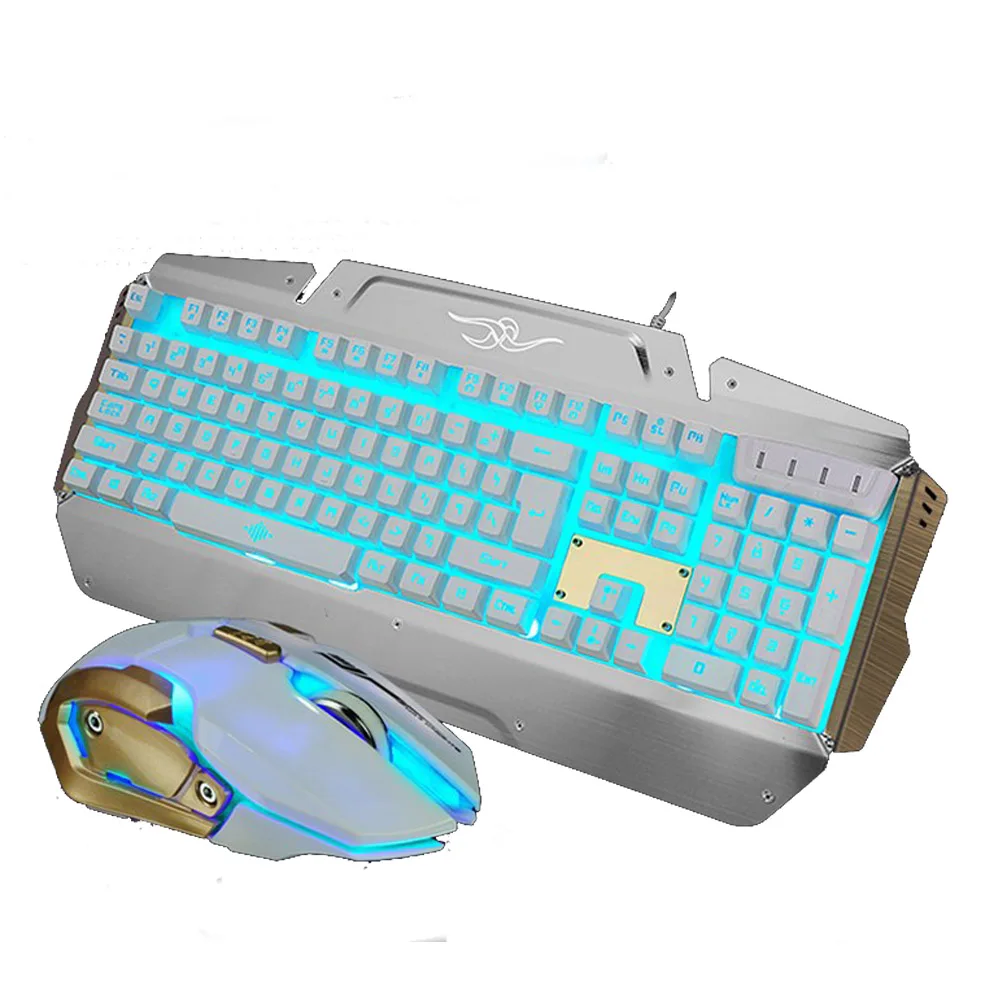 DeepFox проводной светодиодный мультимедийный Эргономичный Usb игровая клавиатура мышь комбинированная подсветка 2400 dpi оптическая геймерская мышь наборы