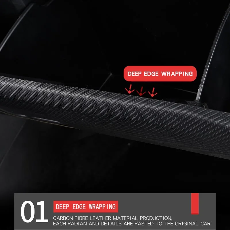Для Mazda CX-3 коробка для хранения анти-удар pad из углеродного волокна cx3 Защитная