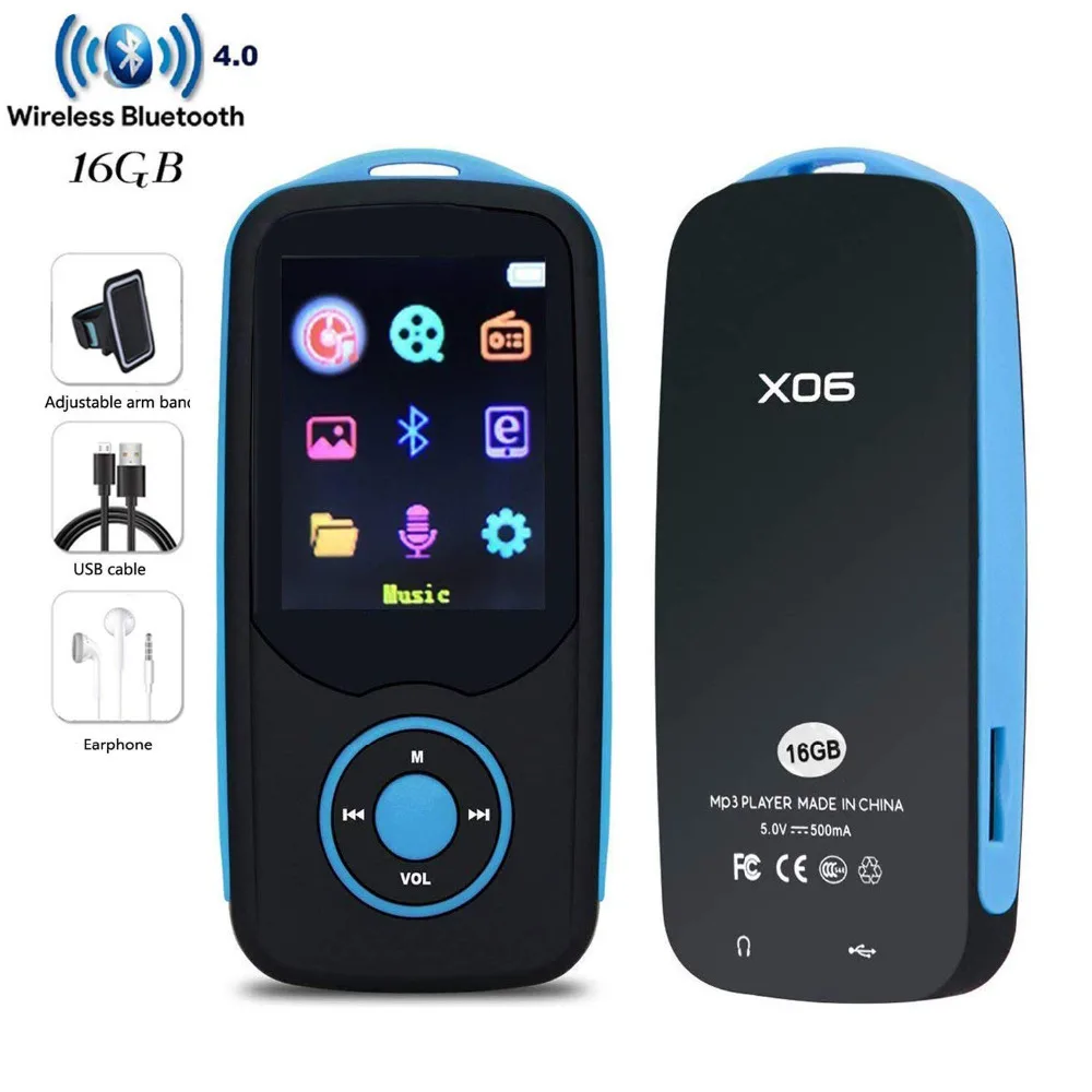 100% Оригинальный MP3 плеер ruidu X06 16 Гб Bluetooth с экраном 1 8 дюйма высокое качество без