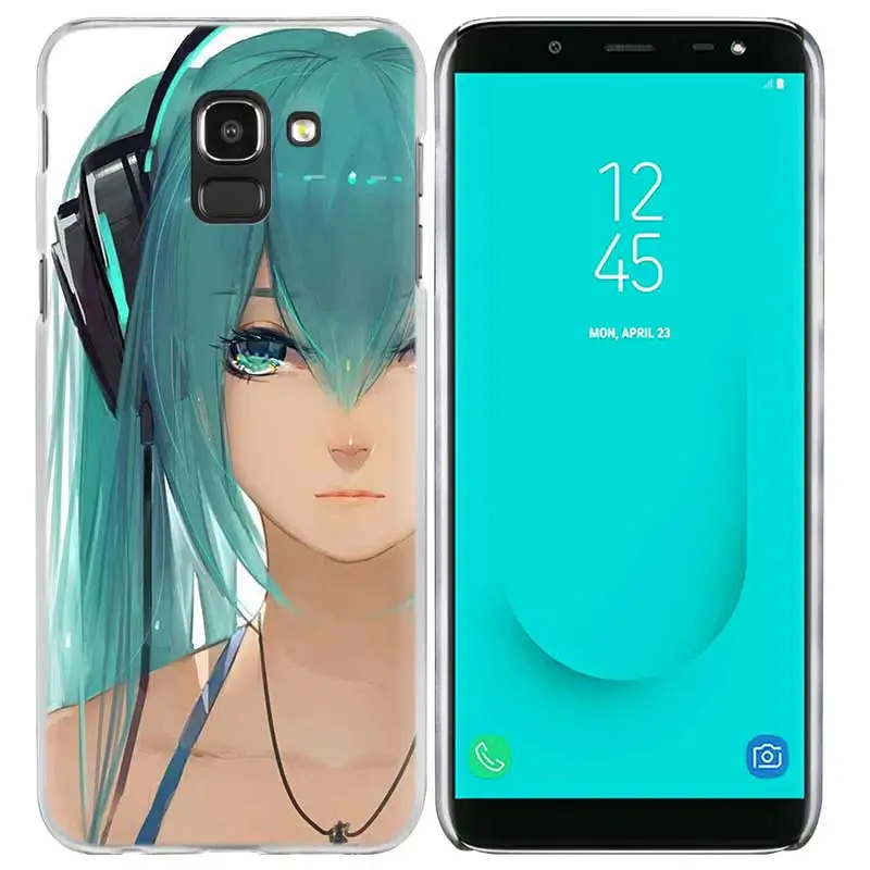 Чехол для samsung Galaxy J7 J5 J8 J6 J4 J3 J2 Plus Prime J8+ J6+ J4+ Fundas с Аниме Хацунэ Мику