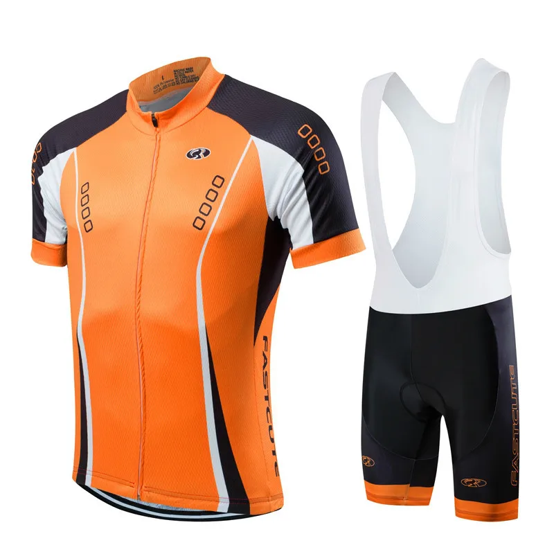 FASTCUTE Cycling clothing set men short set gel pad breathable ropa ciclismo quick dry conjunto ciclismo#65