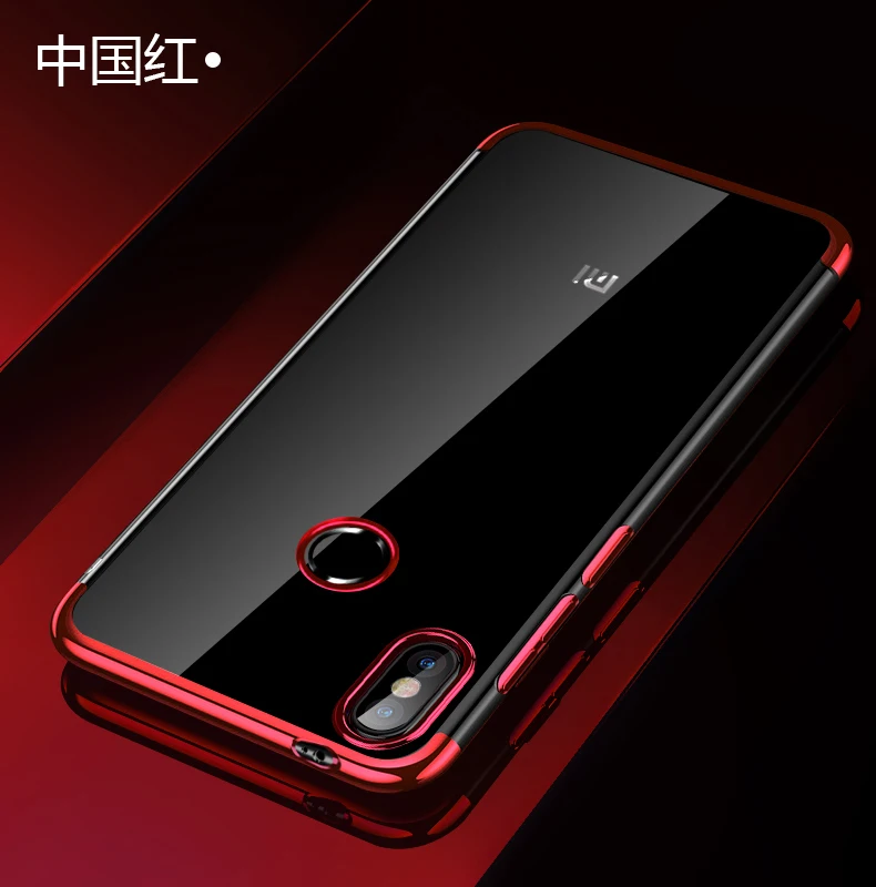 Чехол для Xiaomi Redmi Note 5 модный прозрачный мягкий силиконовый чехол с покрытием
