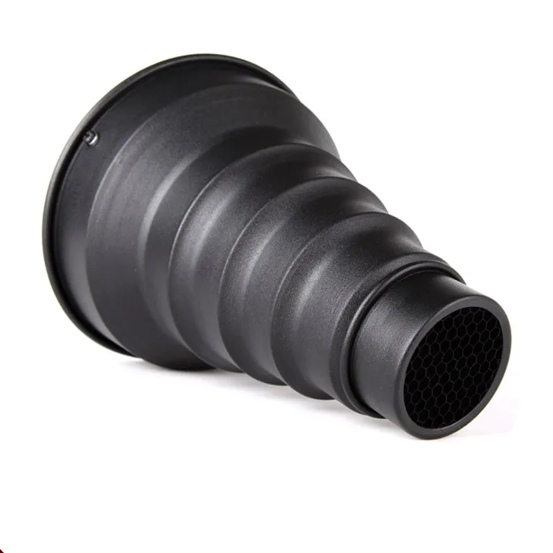 Студийный elinchrom крепление Snoot с сотовой сеткой и 5 цветным гелевым фильтром