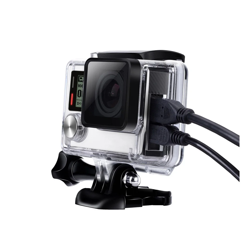 Защитный чехол с боковым отверстием для GoPro Hero 3 + 4|case hero 3|gopro goprocase gopro 4 |