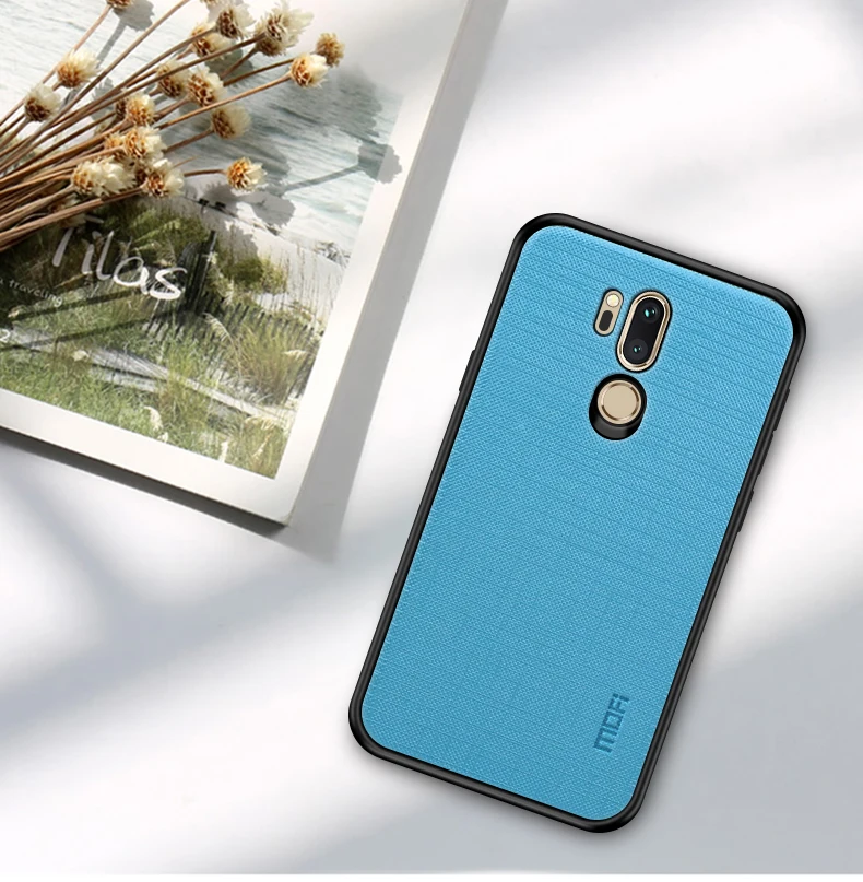 Чехол MOFI для LG G7, тонкая задняя крышка Q, тканевая Защитная крышка для LG G7 ThinQ Funda G7, чехол ThinQ