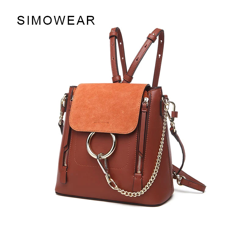 SIMOWEAR Новое поступление для женщин Элитный бренд Back pack мини тепловой мешок Tassen