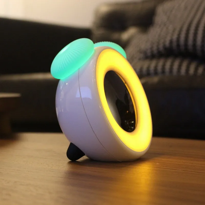 LED Sensor Time Clock Light USB Dimmer Alarm Novelty Sensing Desk Lamp Baby Kids Led Panel Mushroom Sense Lighting Drop Shipping | Лампы и