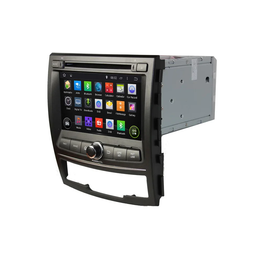 KLYDE 7 &quot2 Din 8 ядерный Android 0 автомобильный dvd плеер для SsangYong Korando 2010 2013