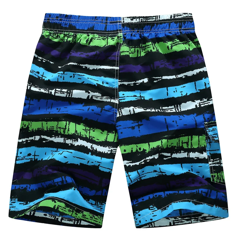 LKBEST Новая мужская доска с коротким сетчатым подкладом полосатая пляжная