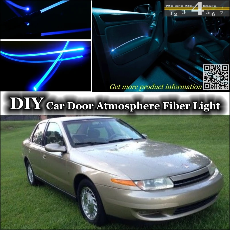 

Внутренняя настройка окружающего освещения, атмосферная оптоволоконная лента освещения s для Saturn LS LS1 LS2, установка для освещения внутренне...