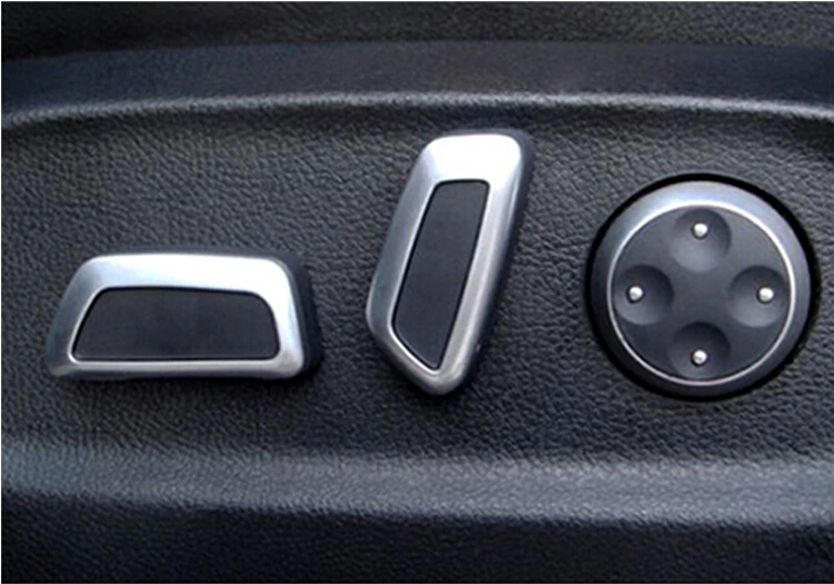 Автомобильный Стайлинг регулируемая ручка переключения 6 шт. черный матовый хром