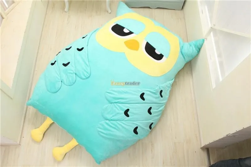 

Fancytrader милая сова татами 200 см X 150 см огромная гигантская милая сова татами кровать-ковер диван, подарок для девочек, бесплатная доставка FT90291