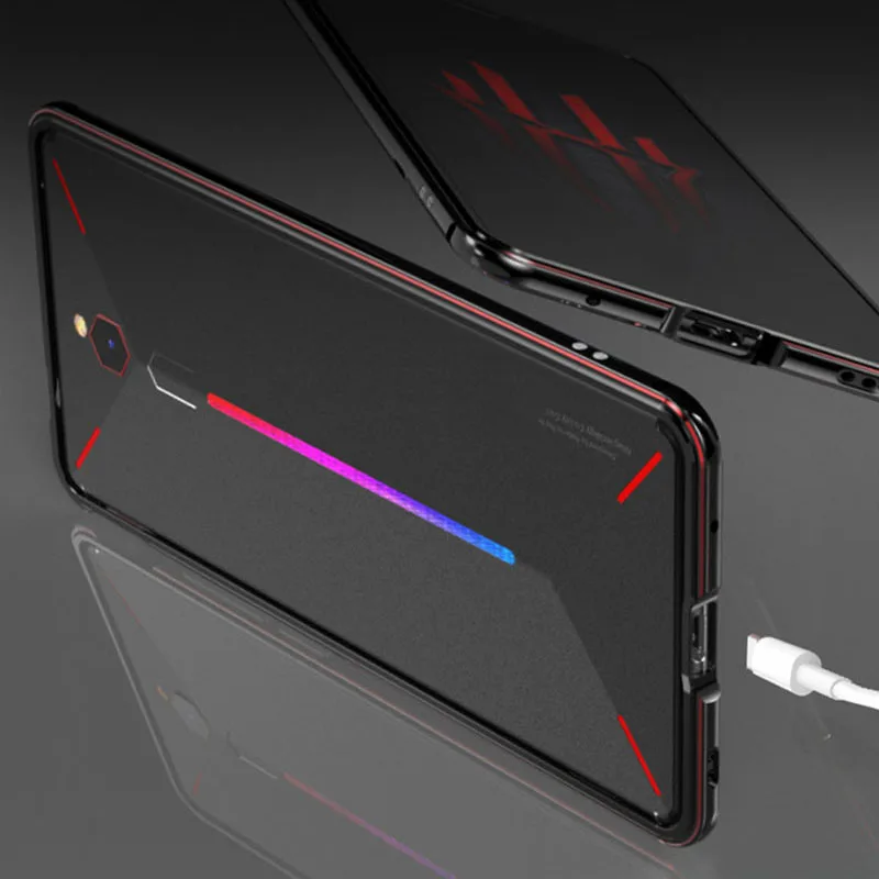 Роскошный бренд Алюминиевый металлический бампер 6,0 ''для Nubia Red Magic Red Devil металлические чехлы крышка Колонка Форма рамка NX609J