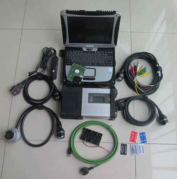 Top Quality mb star c5 Full Chip V2021/09 with Military Notebook CF19 sd Mb Star diagnostic tool work car+truck | Автомобили и