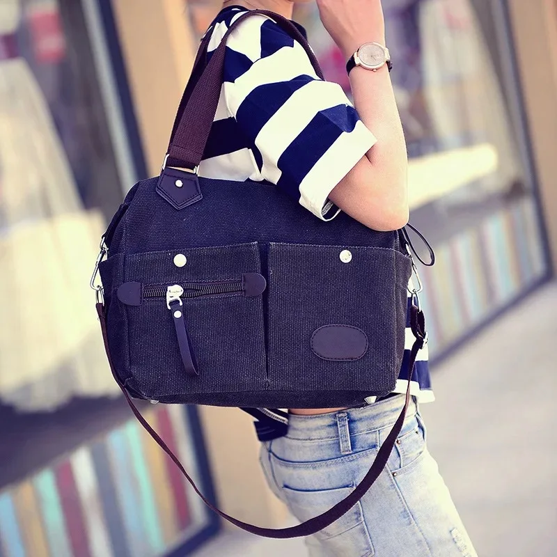 

Bag women's handbags women's famous brand Europe and the United States trend shoulder bag large capacity canvas bag