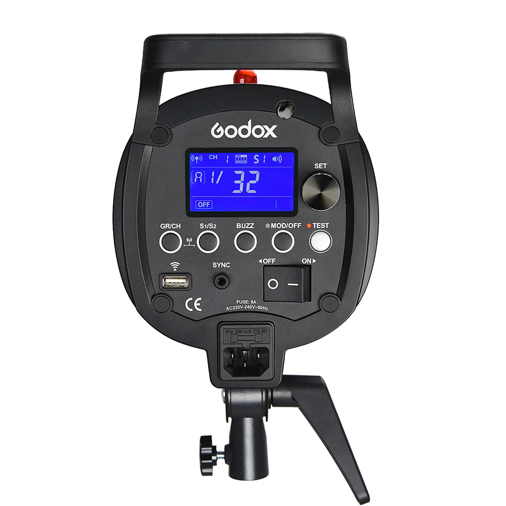 Godox QS600 II 600Ws GN76 профессиональный студийный стробоскоп со встроенным 2 4G
